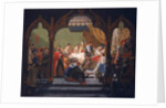 Henri IV Receiving the Attributes of Monarchy from the Dying Henri III 1814 by Francois Buffet