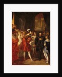 Charles V received by Francis I at the Louvre, c.1843 by Alexandre Marie Colin