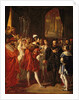 Charles V received by Francis I at the Louvre, c.1843 by Alexandre Marie Colin