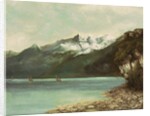 Lake Geneva and the Dents du Midi, 1877 by Gustave Courbet