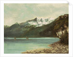 Lake Geneva and the Dents du Midi, 1877 by Gustave Courbet