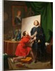 Aretino in the studio of Tintoretto, c.1822 by Pierre-Nolasque Bergeret