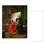 Aretino in the studio of Tintoretto, c.1822 by Pierre-Nolasque Bergeret