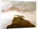 Eagles Landing on an Alpine Peak by Karl Gustav Carus