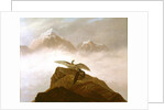 Eagles Landing on an Alpine Peak by Karl Gustav Carus