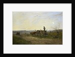 Harvesting in the morning, 1876 by Hippolyte Camille Delpy