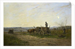 Harvesting in the morning, 1876 by Hippolyte Camille Delpy