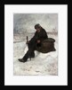 A Philosopher, Cheminot in the Snow by Jean Francois Raffaelli
