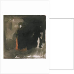 Woman in a red dress by Leon Bakst