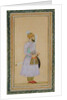 Standing figure of a Mughal prince by Mughal School
