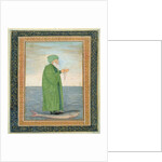 Khawa Khizir Khan riding on a fish by Mughal School