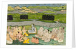 The sage Shuku Deva addressing King Parikshit & a group of Sadhus, c.1760 by School Mughal