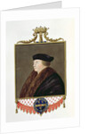Portrait of Thomas Cromwell, 1825 by Sarah Countess of Essex