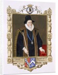 Portrait of Thomas Sackville 1st Baron Buckhurst by Sarah Countess of Essex