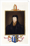 Portrait of Edmund Grindal Archbishop of Canterbury by Sarah Countess of Essex