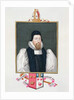 Portrait of Richard Cox Bishop of Ely by Sarah Countess of Essex