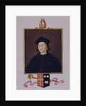 Portrait of Cuthbert Tunstall Bishop of Durham by Sarah Countess of Essex