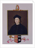 Portrait of Cuthbert Tunstall Bishop of Durham by Sarah Countess of Essex