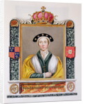 Portrait of Anne of Cleves 4th Queen of Henry VIII by Sarah Countess of Essex