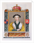Portrait of Anne of Cleves 4th Queen of Henry VIII by Sarah Countess of Essex