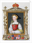 Portrait of Jane Seymour 3rd Queen of Henry VIII by Sarah Countess of Essex