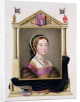 Portrait of Catherine Howard 5th Queen of Henry VIII by Sarah Countess of Essex