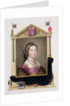 Portrait of Catherine Howard 5th Queen of Henry VIII by Sarah Countess of Essex