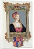 Portrait of Anne Boleyn 2nd Queen of Henry VIII, as a Young Woman from 'Memoirs of the Court of Queen Elizabeth'. by Sarah Countess of Essex