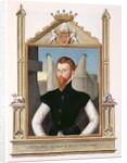 Portrait of Edward Courtenay Last Earl of Devonshire from 'Memoirs of the Court of Queen Elizabeth'. by Sarah Countess of Essex