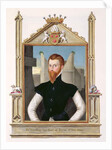 Portrait of Edward Courtenay Last Earl of Devonshire from 'Memoirs of the Court of Queen Elizabeth'. by Sarah Countess of Essex