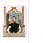 Portrait of Edward Courtenay Last Earl of Devonshire from 'Memoirs of the Court of Queen Elizabeth'. by Sarah Countess of Essex