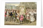 Queen Elizabeth I in Procession with her Courtiers c.1600-03 by Sarah Countess of Essex