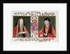 Double portrait of Elizabeth of York and Henry VII, 1825 by Sarah Countess of Essex