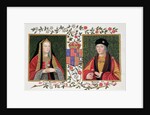 Double portrait of Elizabeth of York and Henry VII, 1825 by Sarah Countess of Essex