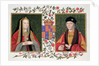 Double portrait of Elizabeth of York and Henry VII, 1825 by Sarah Countess of Essex