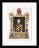 Portrait of Philip II King of Spain from 'Memoirs of the Court of Queen Elizabeth' after a portrait by Titian. by Sarah Countess of Essex