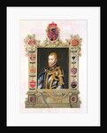 Portrait of Philip II King of Spain from 'Memoirs of the Court of Queen Elizabeth' after a portrait by Titian. by Sarah Countess of Essex