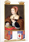 Portrait of Margaret Tudor Queen of Scotland by Sarah Countess of Essex