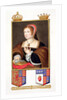 Portrait of Margaret Tudor Queen of Scotland by Sarah Countess of Essex