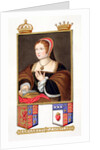 Portrait of Margaret Tudor Queen of Scotland by Sarah Countess of Essex