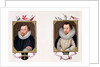 Double portrait of Sir Francis Drake and Sir Martin Frobisher from 'Memoirs of the Court of Queen Elizabeth. by Sarah Countess of Essex