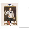 Portrait of Sir Francis Vere by Sarah Countess of Essex