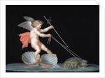 Cupid being led by Tortoises by Michelangelo Maestri