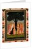 Four Ladies meet by a Tree by Mughal School