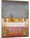 The young Mughal Emperor Muhammad Shah at a nautch performance, c.1725 by School Mughal