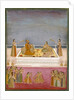 The young Mughal Emperor Muhammad Shah at a nautch performance, c.1725 by School Mughal