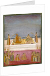 The young Mughal Emperor Muhammad Shah at a nautch performance, c.1725 by School Mughal