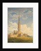 North-west view of Fonthill Abbey by Charles Wild