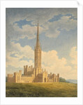 North-west view of Fonthill Abbey by Charles Wild
