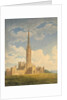 North-west view of Fonthill Abbey by Charles Wild